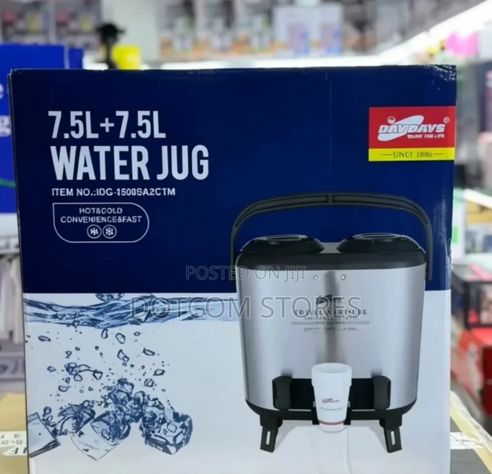 Daydays 15-Liter Twin Hot Cold Thermos Water Jug
