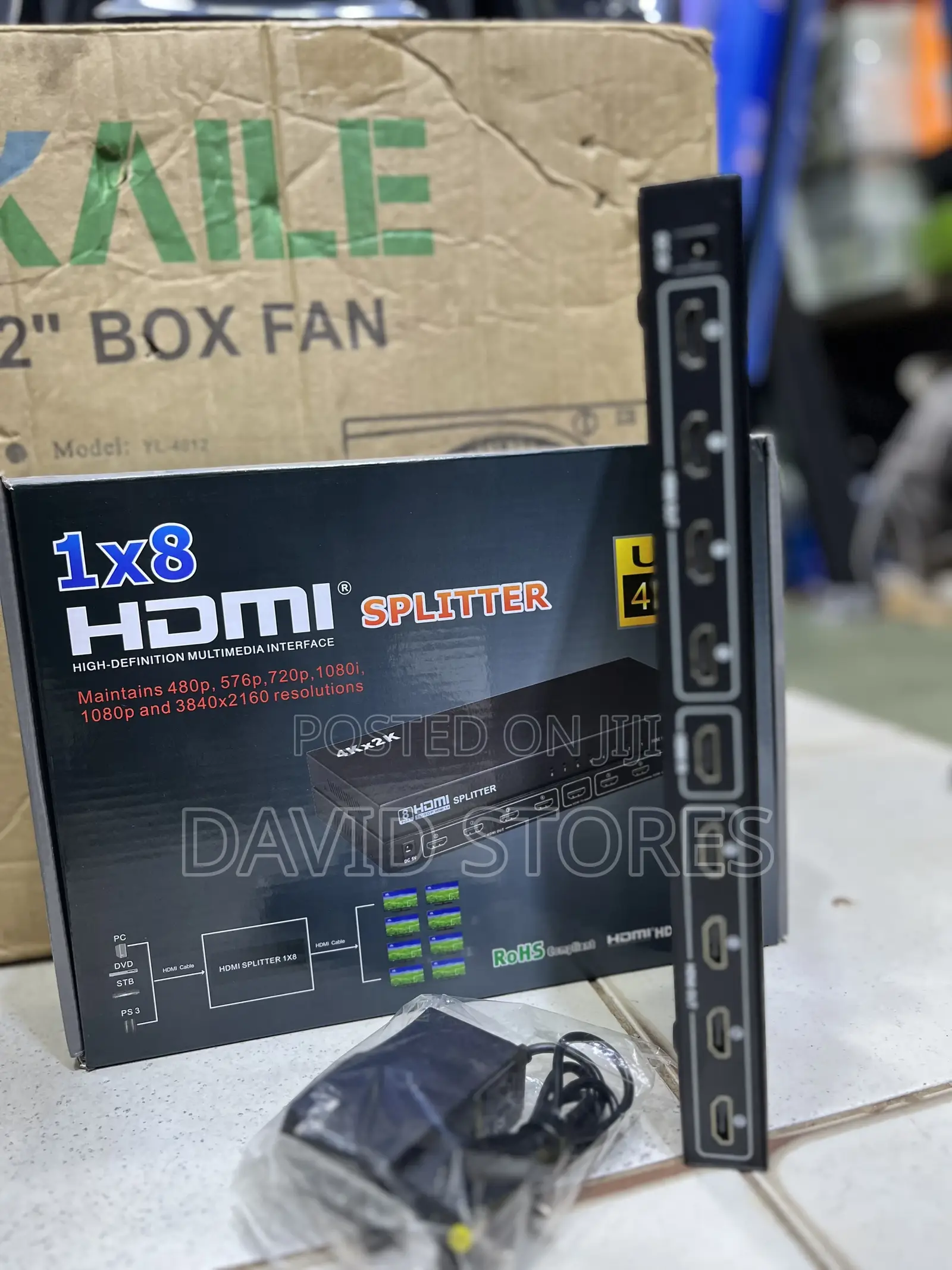 8-Way Hdmi Splitter – One Input to Eight Outputs