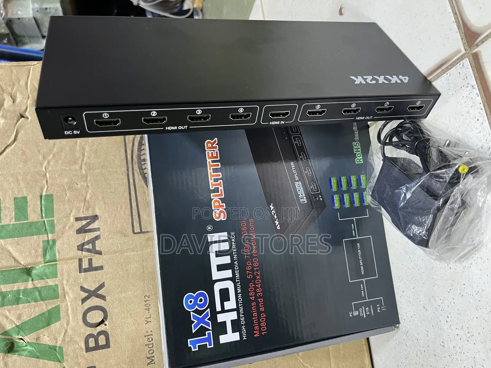 8-Way Hdmi Splitter – One Input to Eight Outputs