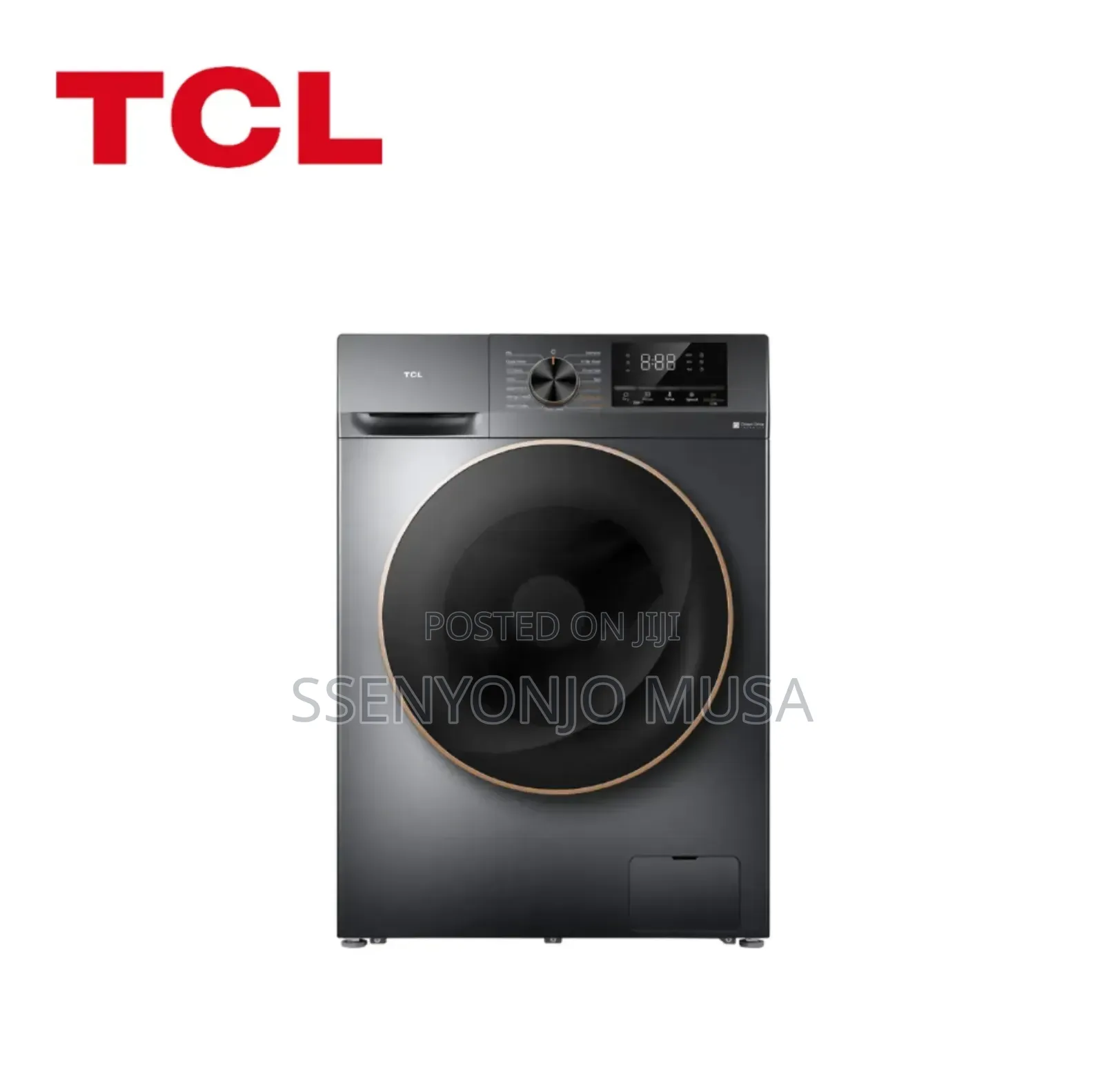 TCL 10kg Front Load Washing Machine – Inverter Direct Drive Motor, 15-