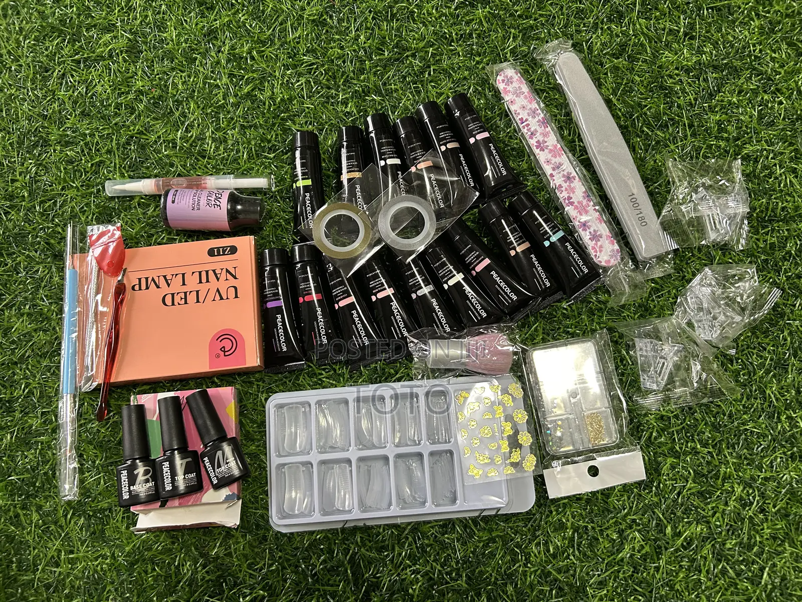 Complete Nail Art Starter Kit – Gel Polish + Uv Lamp + Accessories