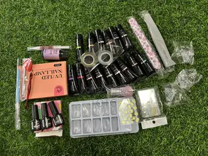 Complete Nail Art Starter Kit – Gel Polish + Uv Lamp + Accessories