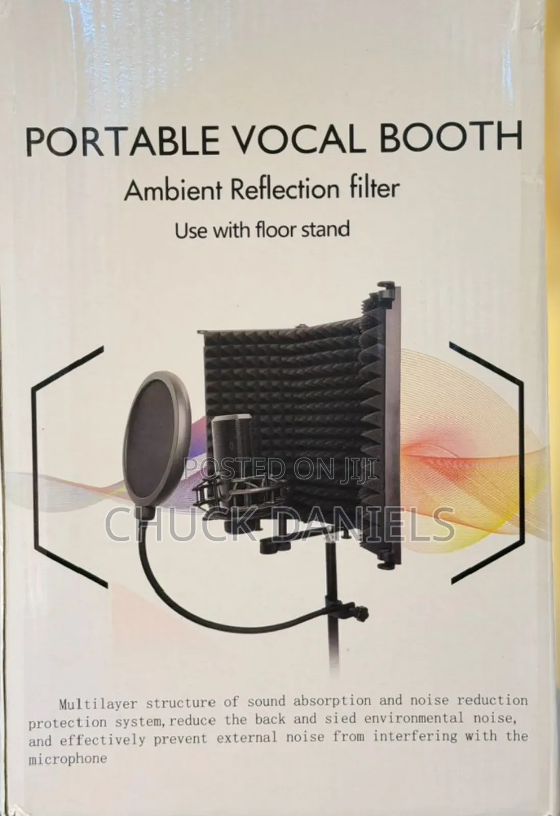 Portable Vocal Booth With Ambient Filter