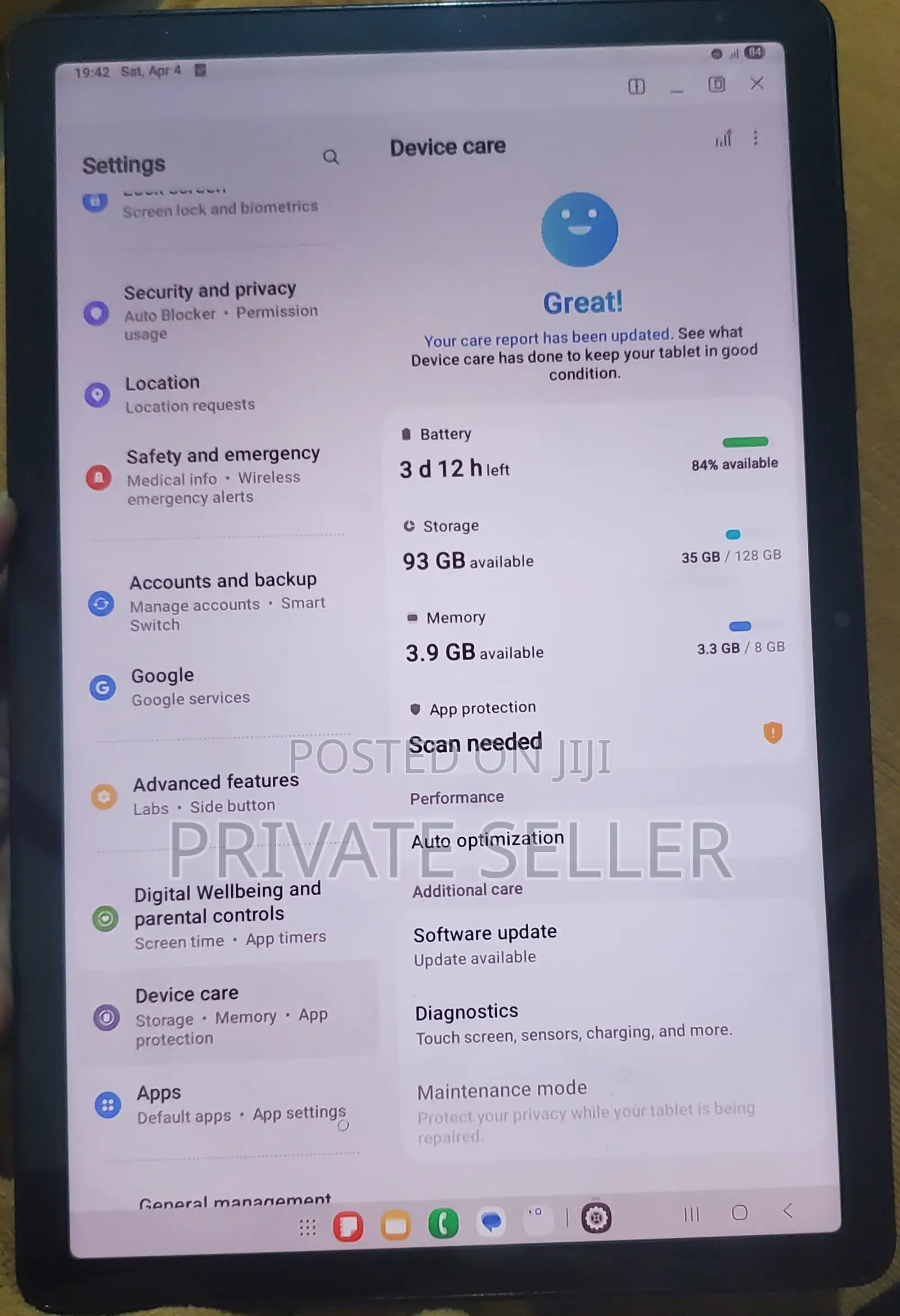 Samsung Galaxy Tab A9+ 128 GB Blue