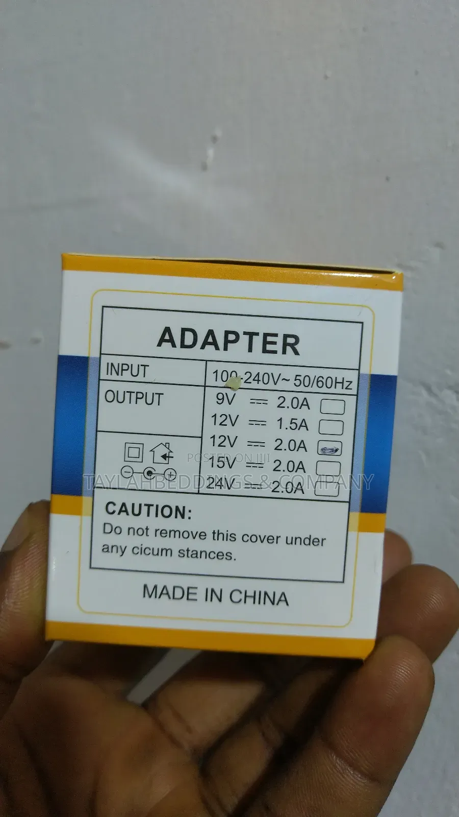 Ac/Dc12v 2a Adapter Ac Toconverter Power Supply Adapter