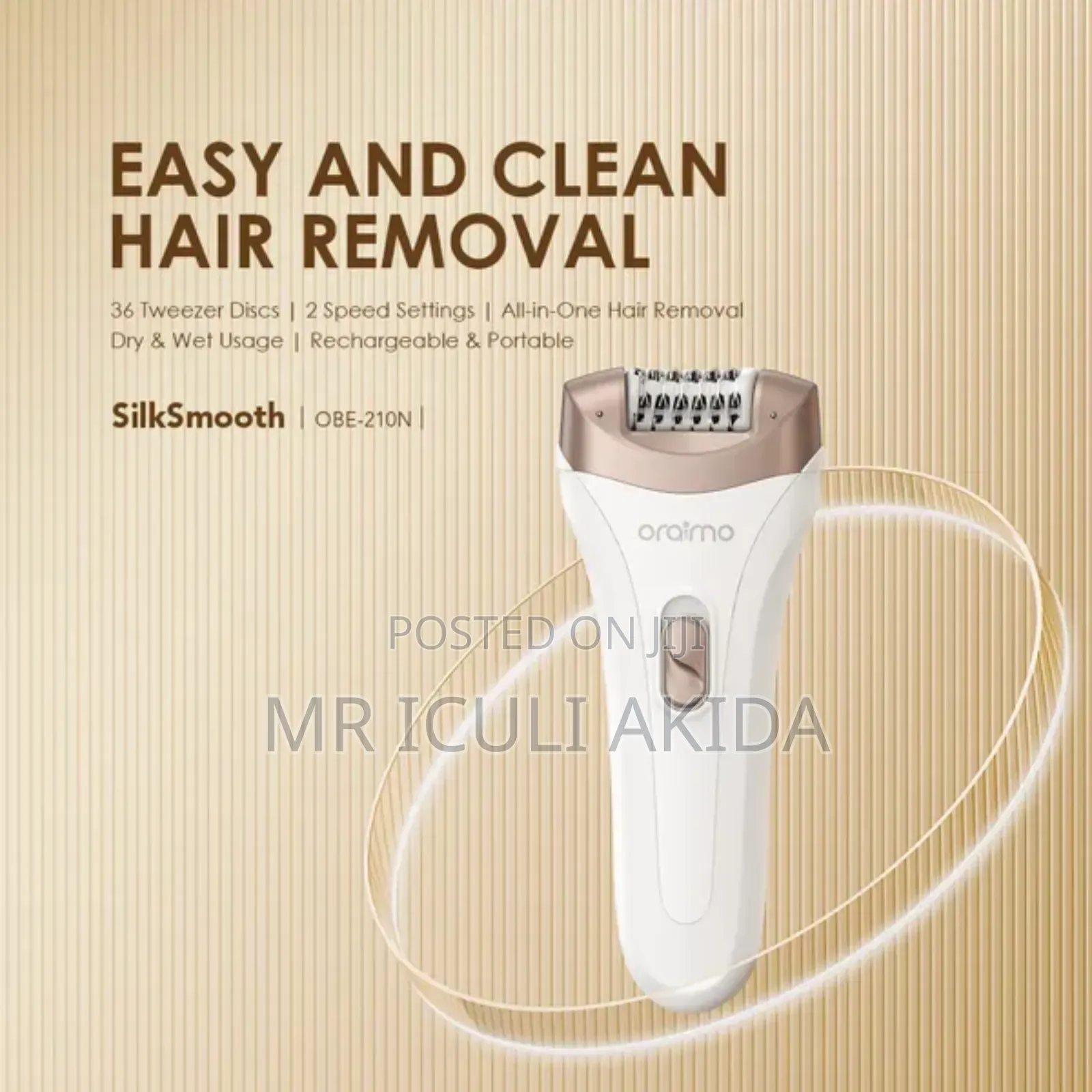 Oraimo Silksmooth Women Hair Removal Epilator