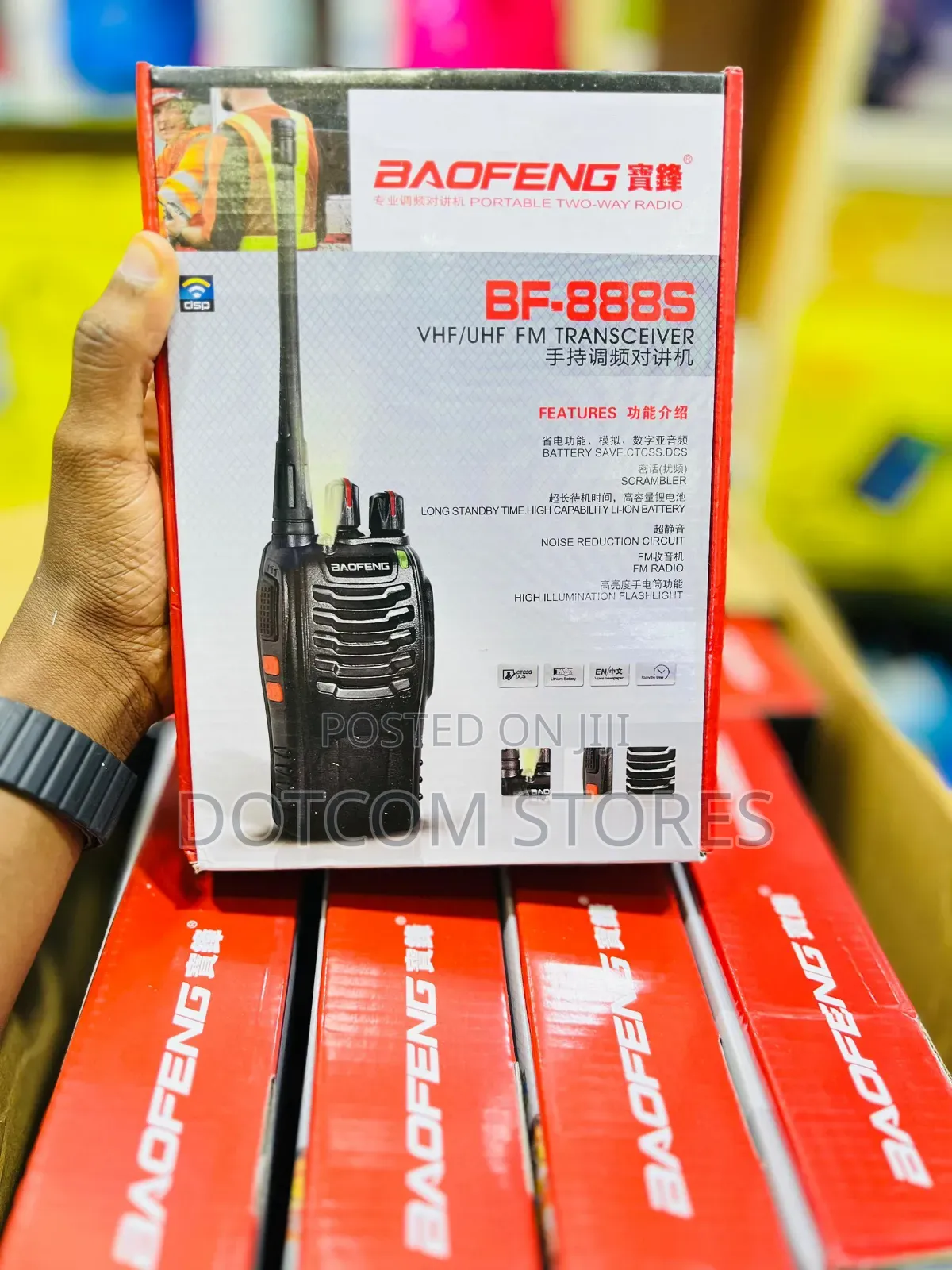 Baofeng Bf-888s Portable Two-Way Radio (Walkie-Talkie).