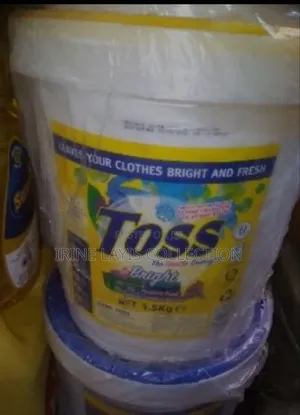 3.5kg Bucket of Toss Bright Washing Powder.