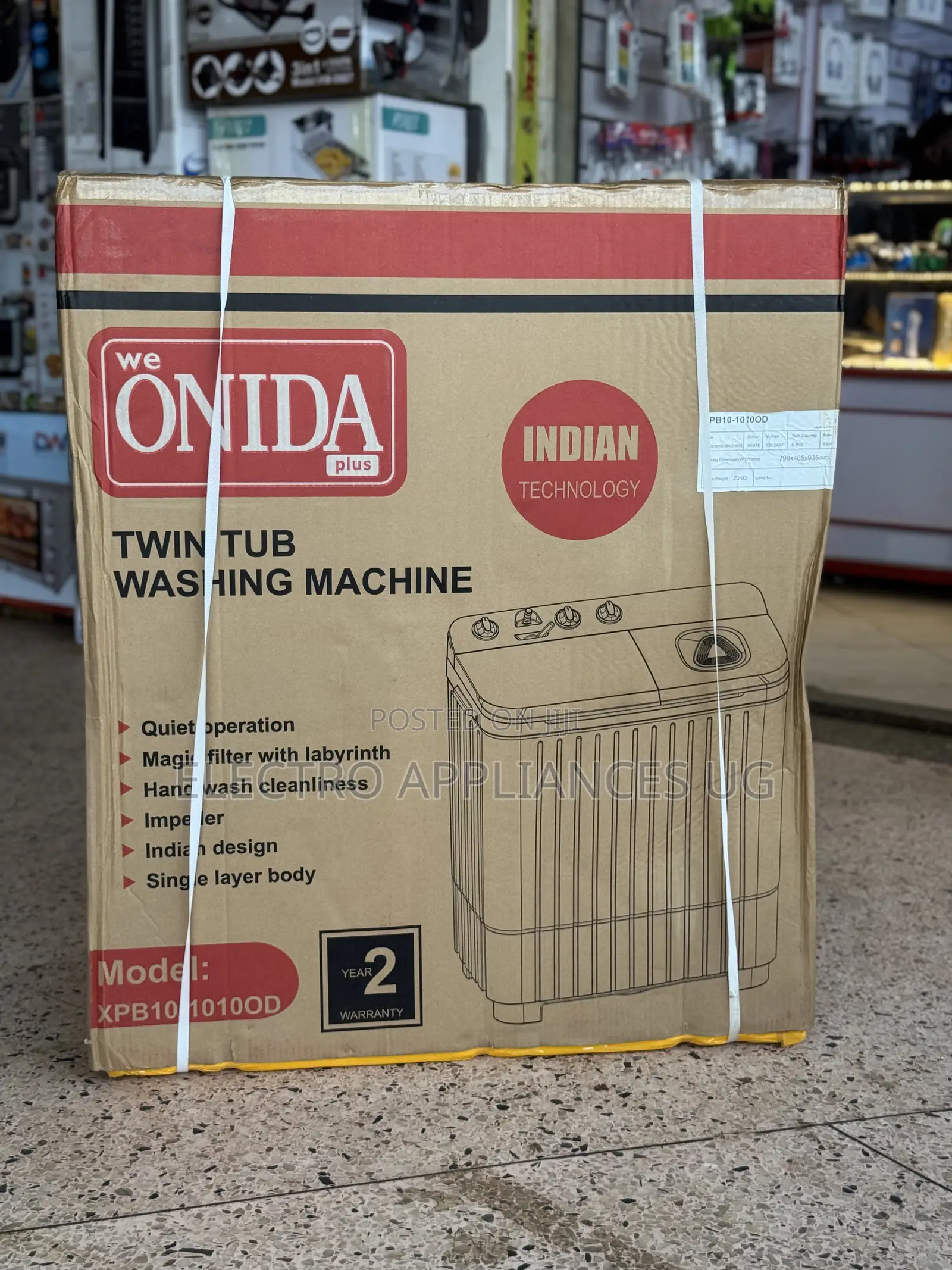 Onida 10kg Twintub Washing Machine.