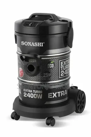 Sonashi 25l Drum Vacuum Cleaner – 2400w Strong Suction, Multi-stage.