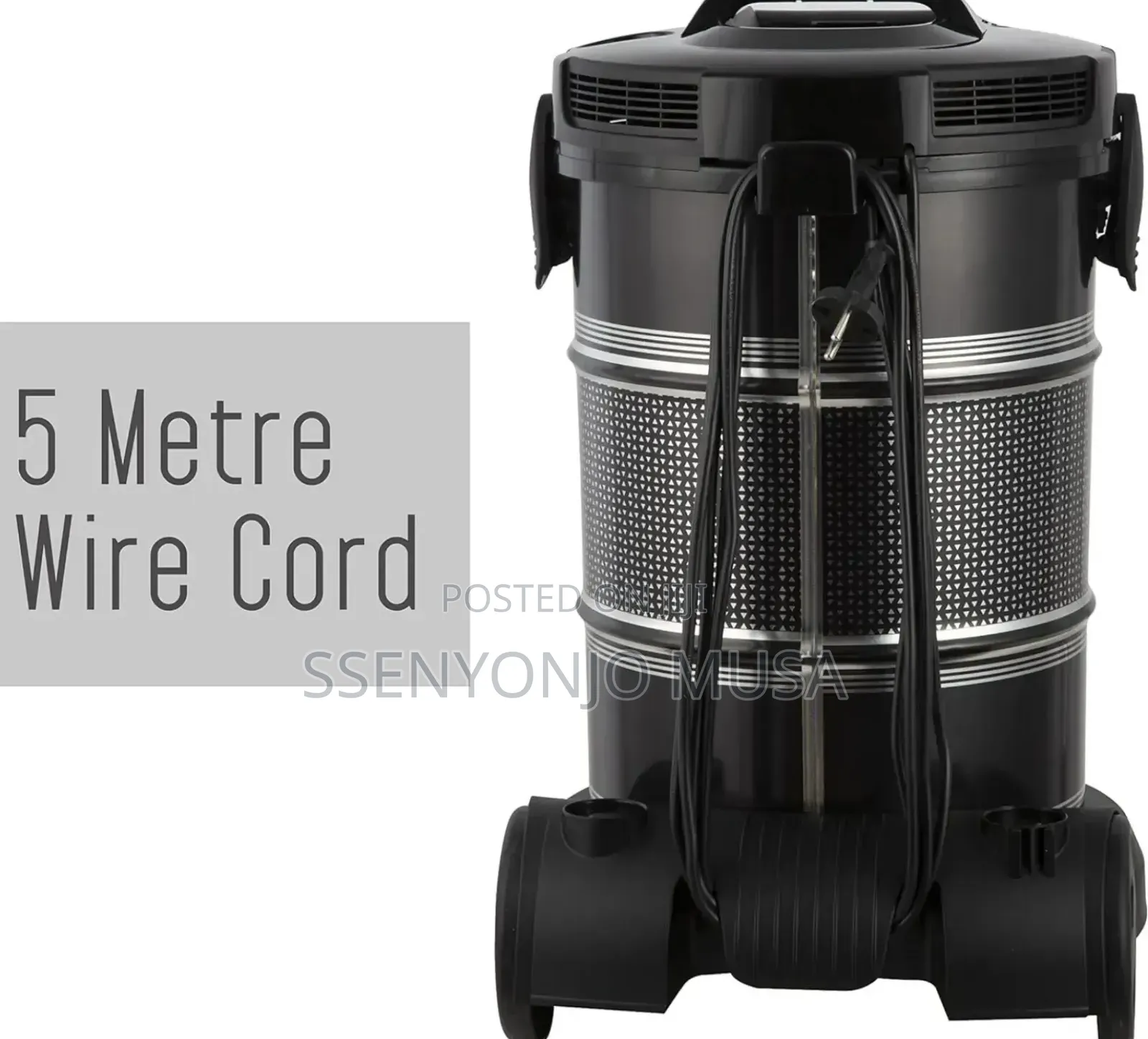 Sonashi 25l Drum Vacuum Cleaner – 2400w Strong Suction, Multi-stage.