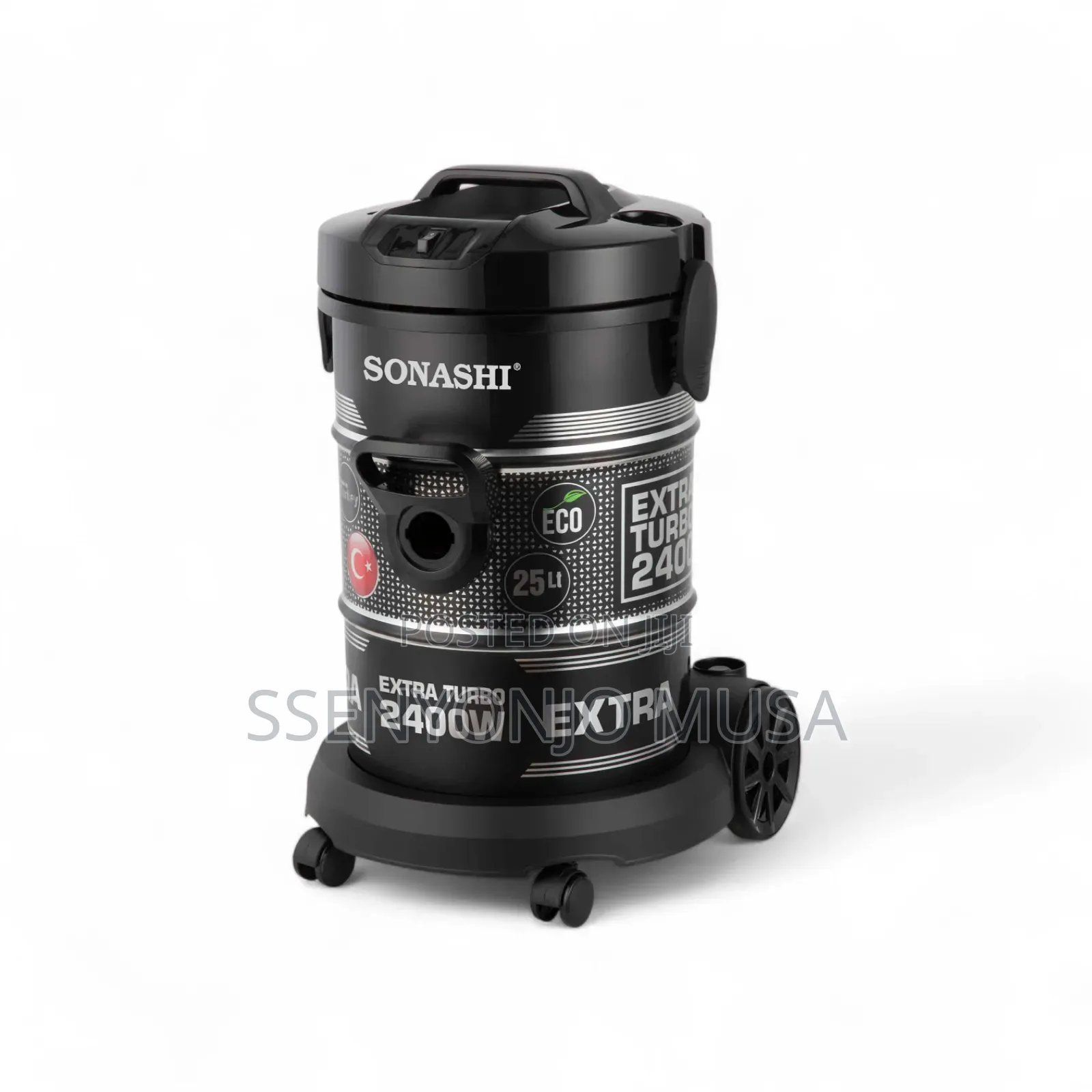 Sonashi 25l Drum Vacuum Cleaner – 2400w Strong Suction, Multi-stage.