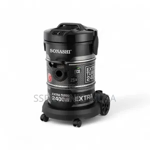Sonashi 25l Drum Vacuum Cleaner – 2400w Strong Suction, Multi-stage.