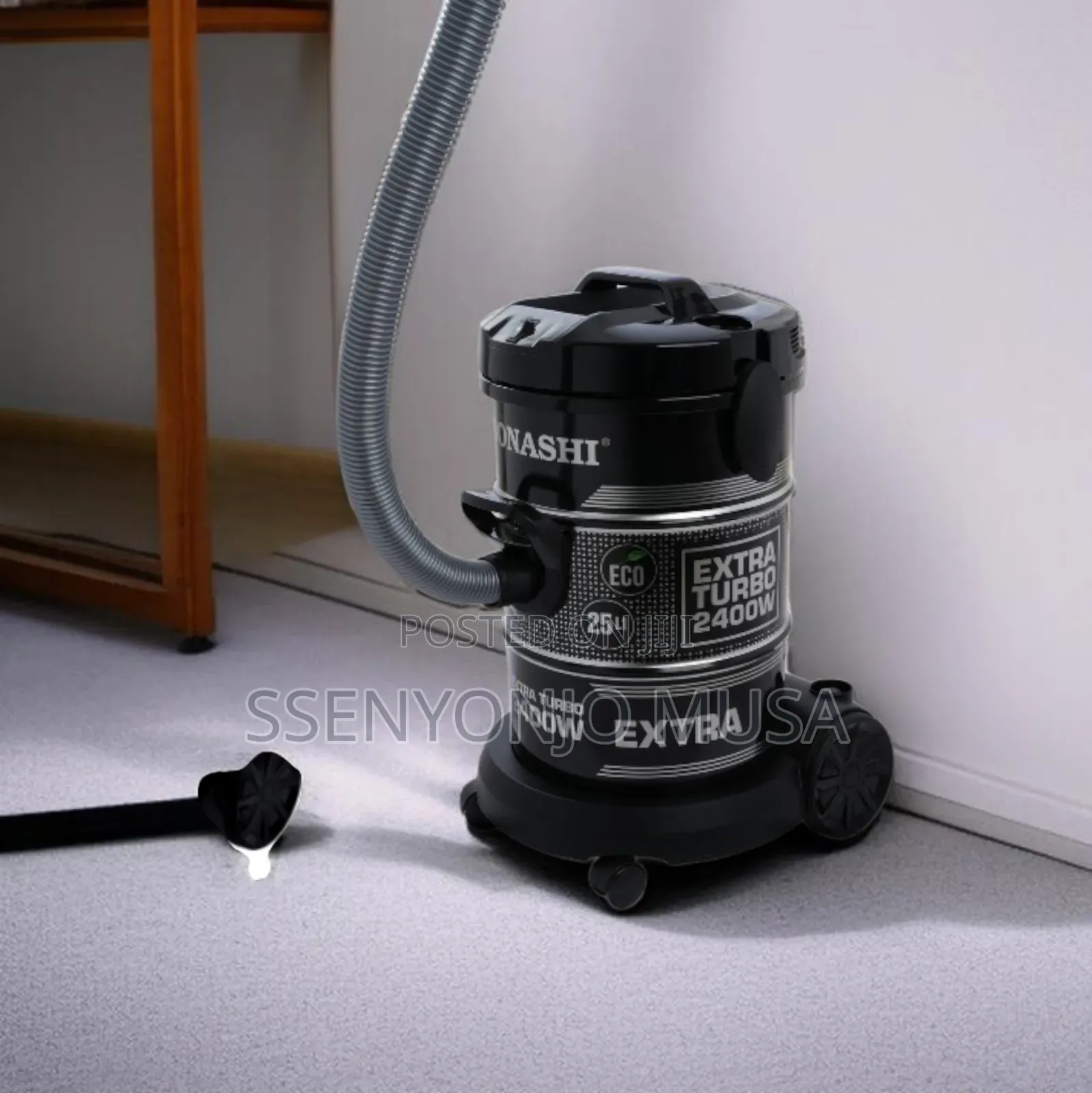Sonashi 25l Drum Vacuum Cleaner – 2400w Strong Suction, Multi-stage.