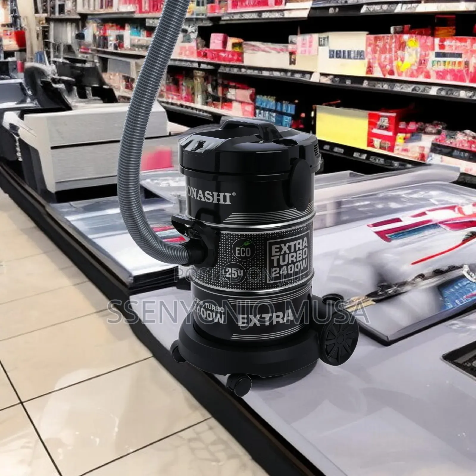 Sonashi 25l Drum Vacuum Cleaner – 2400w Strong Suction, Multi-stage.