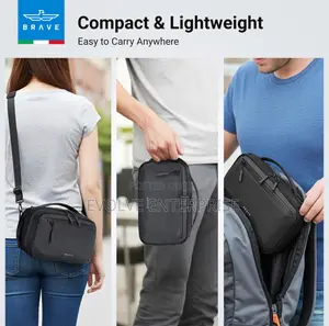 Brave Travel Tech Pouch Organizer Bag With Back Compartment