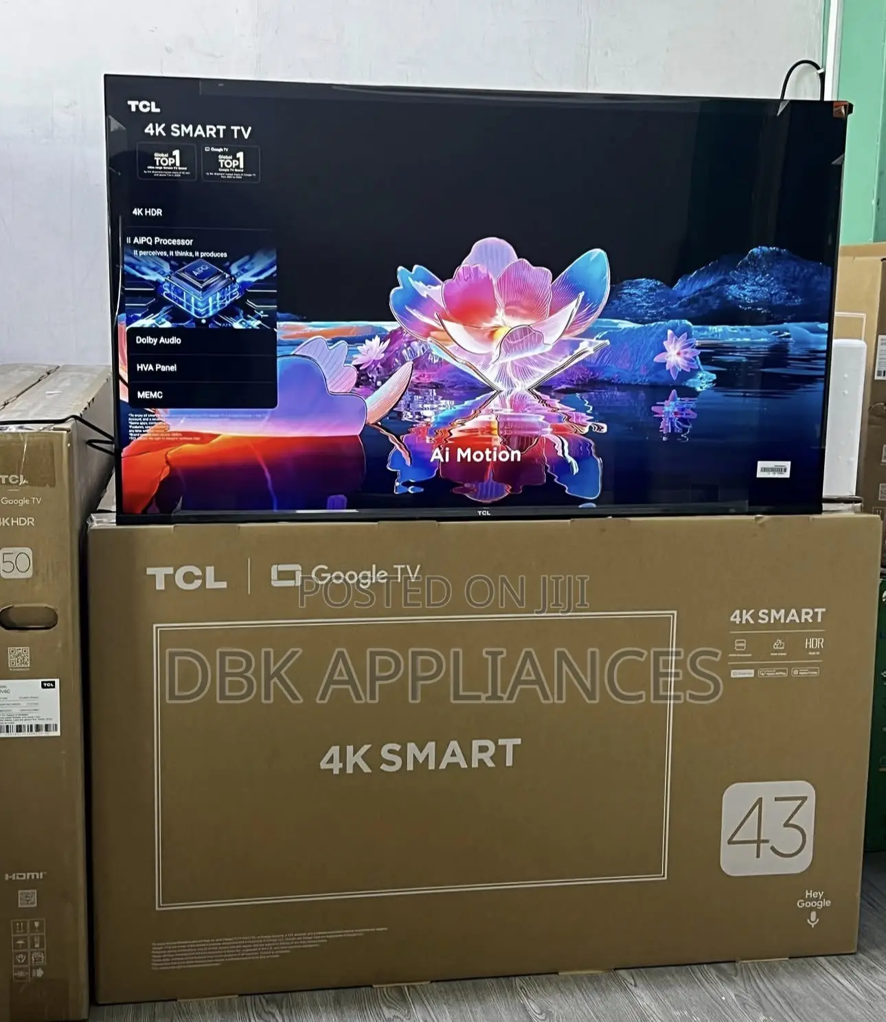 TCL 43inch Brand New Available