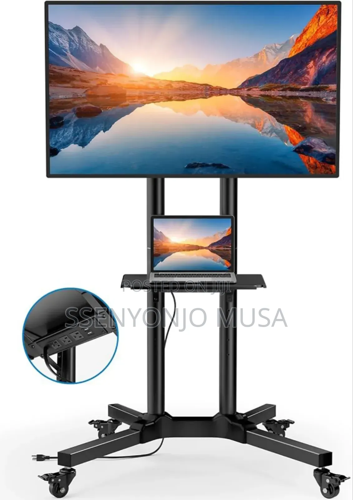 Rolling Tv Stand For 32-85" Screens