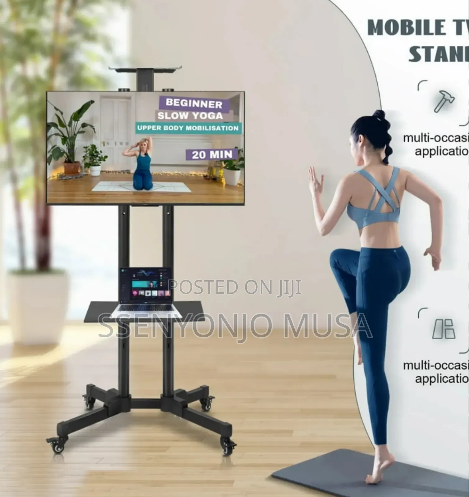 Rolling Tv Stand For 32-85" Screens
