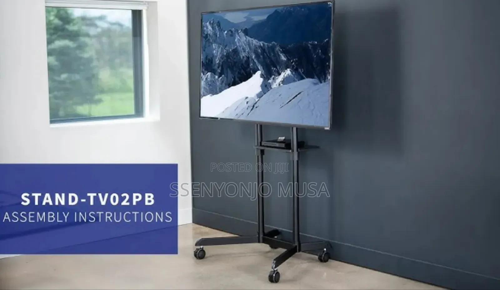 Rolling Tv Stand For 32-85" Screens