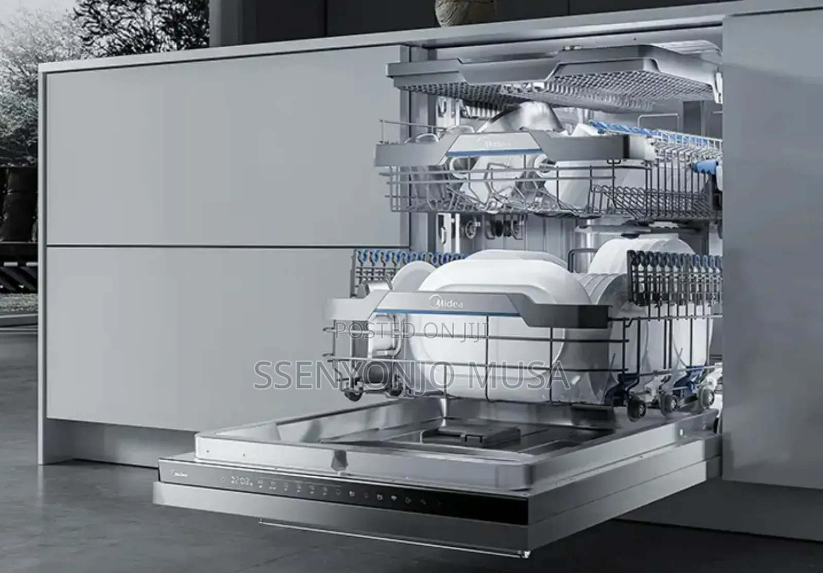 Midea 13 Place Freestanding Dishwasher – A++ Energy, Stainless Steel