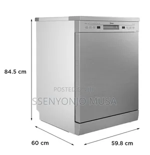 Midea 13 Place Freestanding Dishwasher – A++ Energy, Stainless Steel