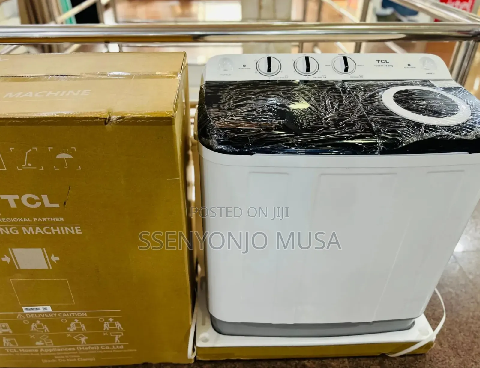 TCL 7kg Twin Tub Semi-Automatic Washing Machine – Top Load, Powerful.