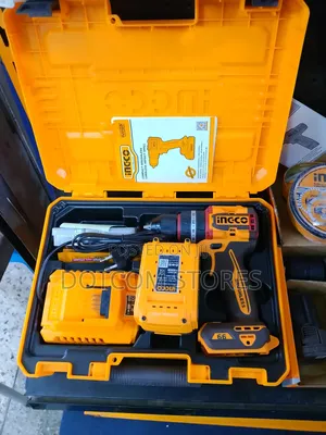 66nm Ingco 20v Li-Ion Brushless Cordless Compact Impact Drill.