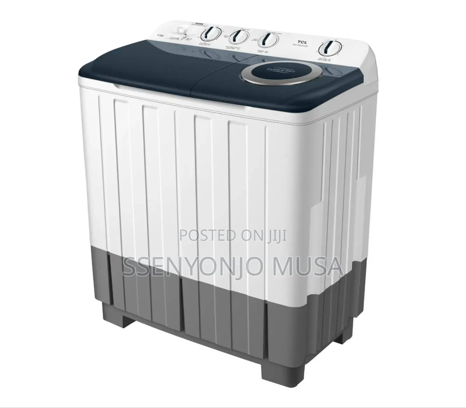 TCL 10kg Twin Tub Semi-Automatic Washing Machine – Top Load, Shower-