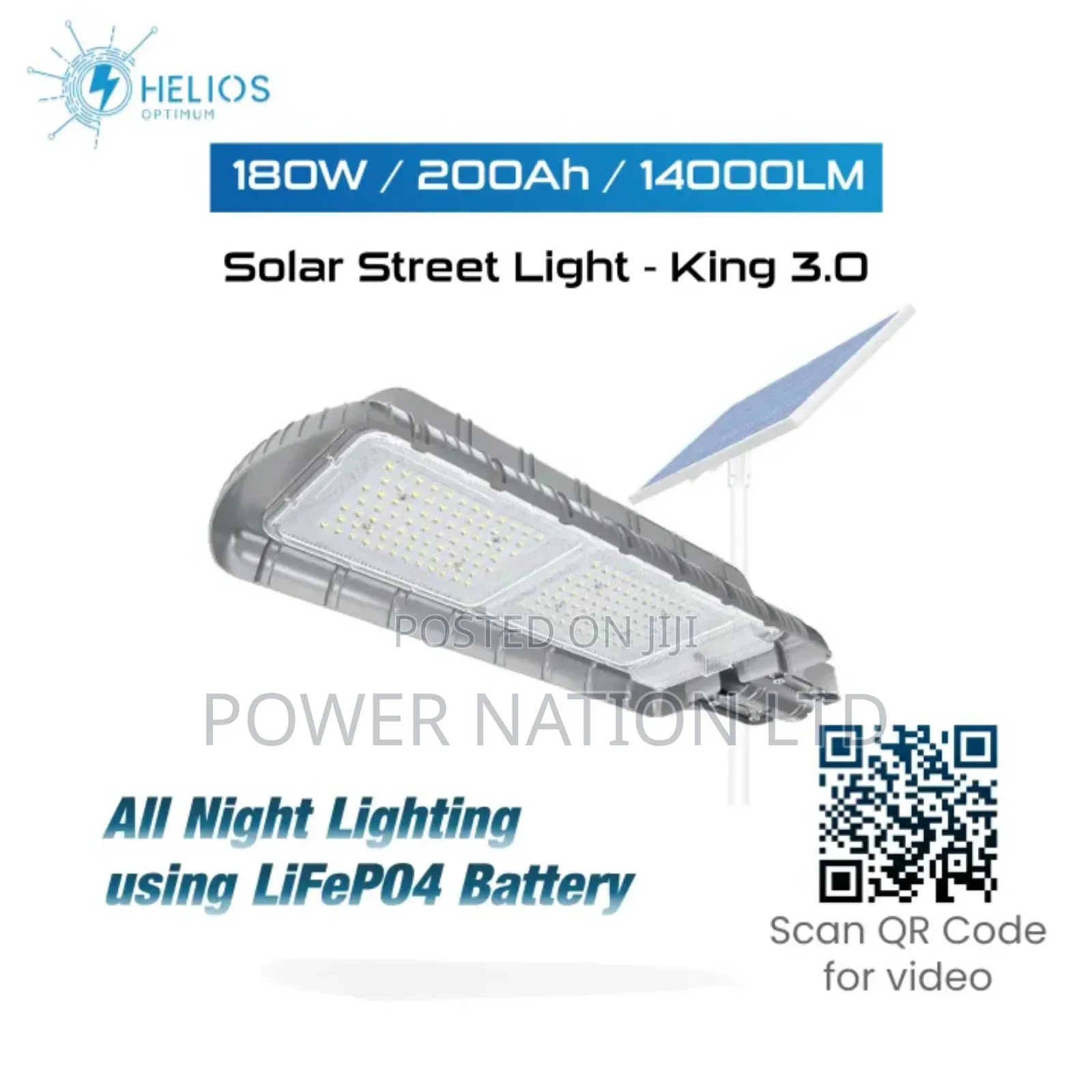 3.0 Interstellar Warrior Blue Carbon King Solar Street Light