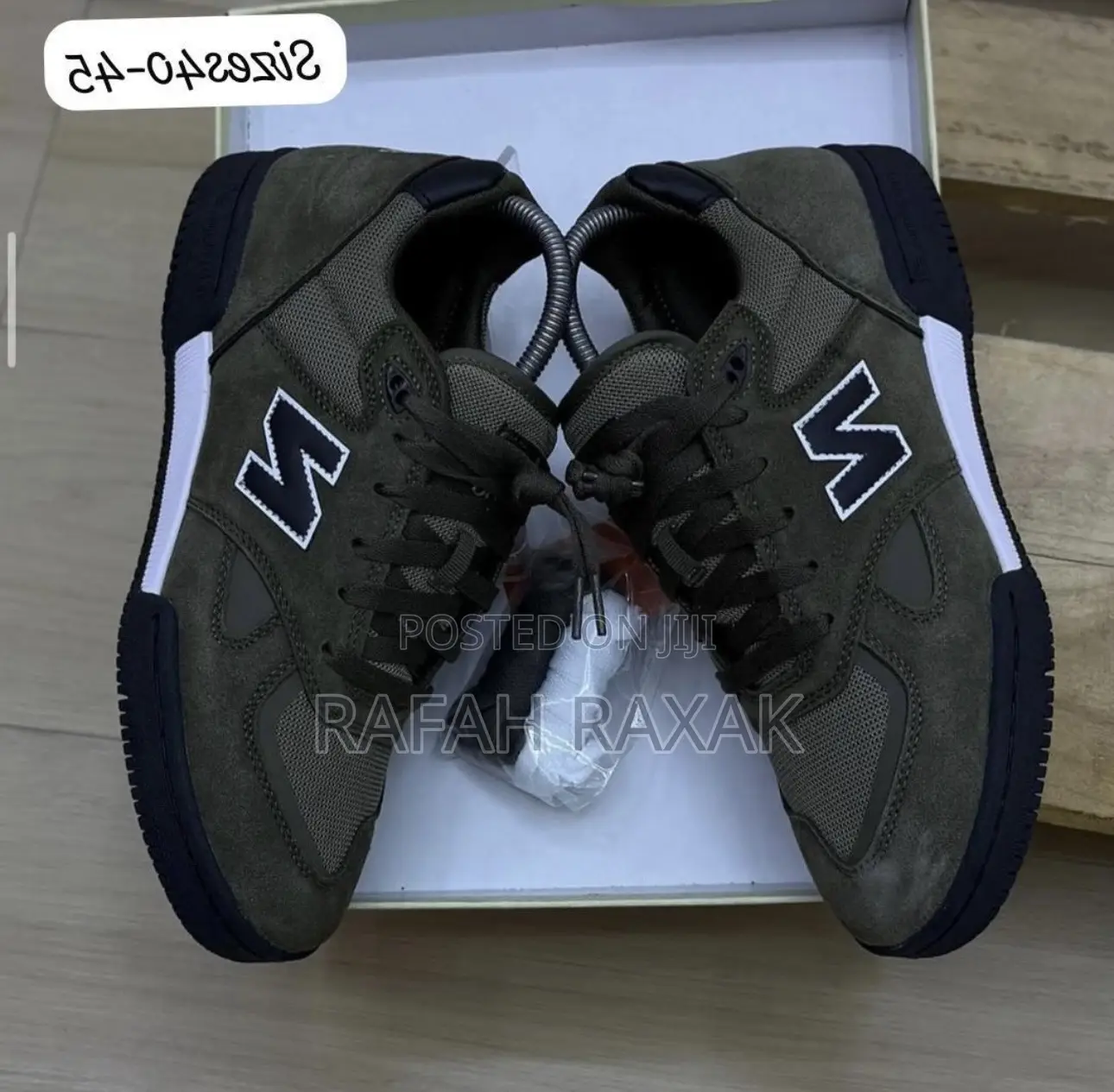 Original New Balance Numeric 600 Tom Knox Army Green Sneakers