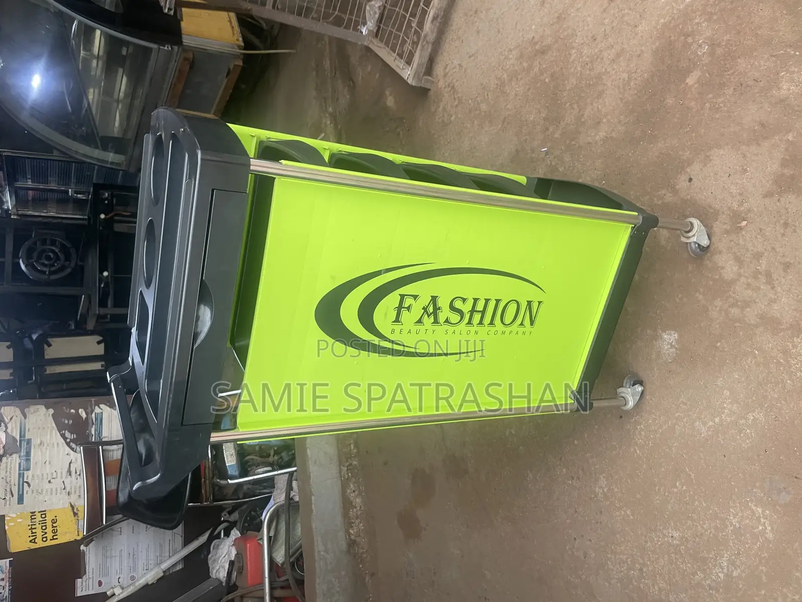 Salon Trolley Green
