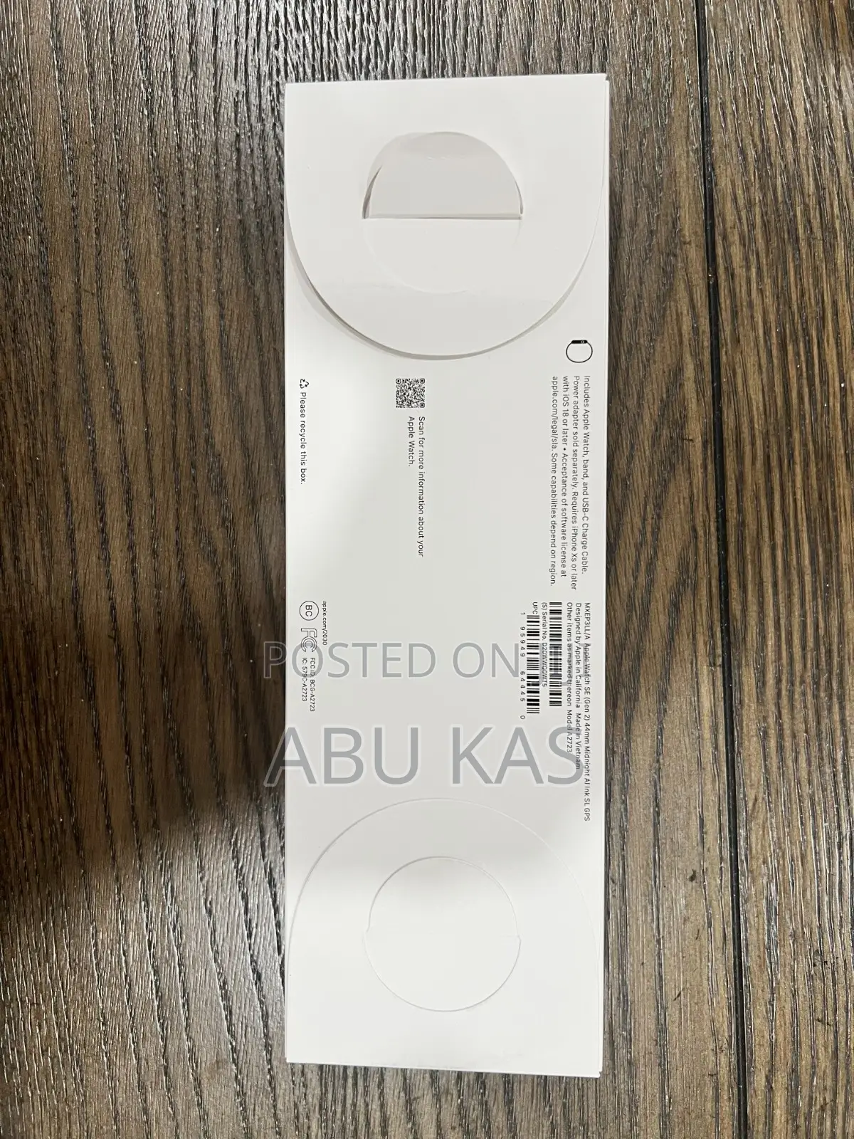 New Apple Watch Se 2 Gen2 44mm. Esim and Gps. Black