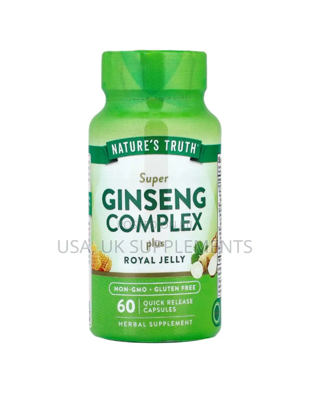 Nature’S Truth Super Ginseng Complex With Royal Jelly 60capsules