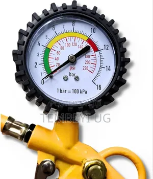 12 Bar Tire Inflation Gun Used for Measuring and Adding Air to Tires.