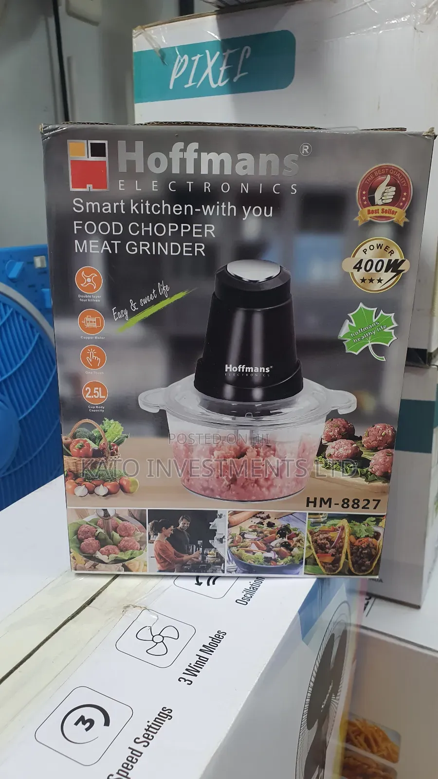 Food Chopper Hm-8827 and Meet Grinder Glass