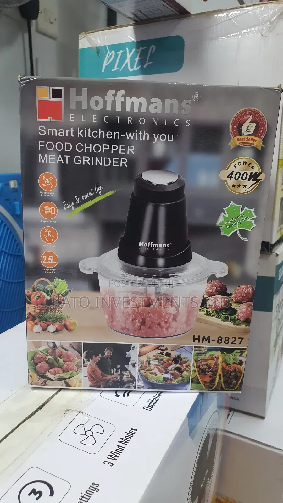 Food Chopper Hm-8827 and Meet Grinder Glass