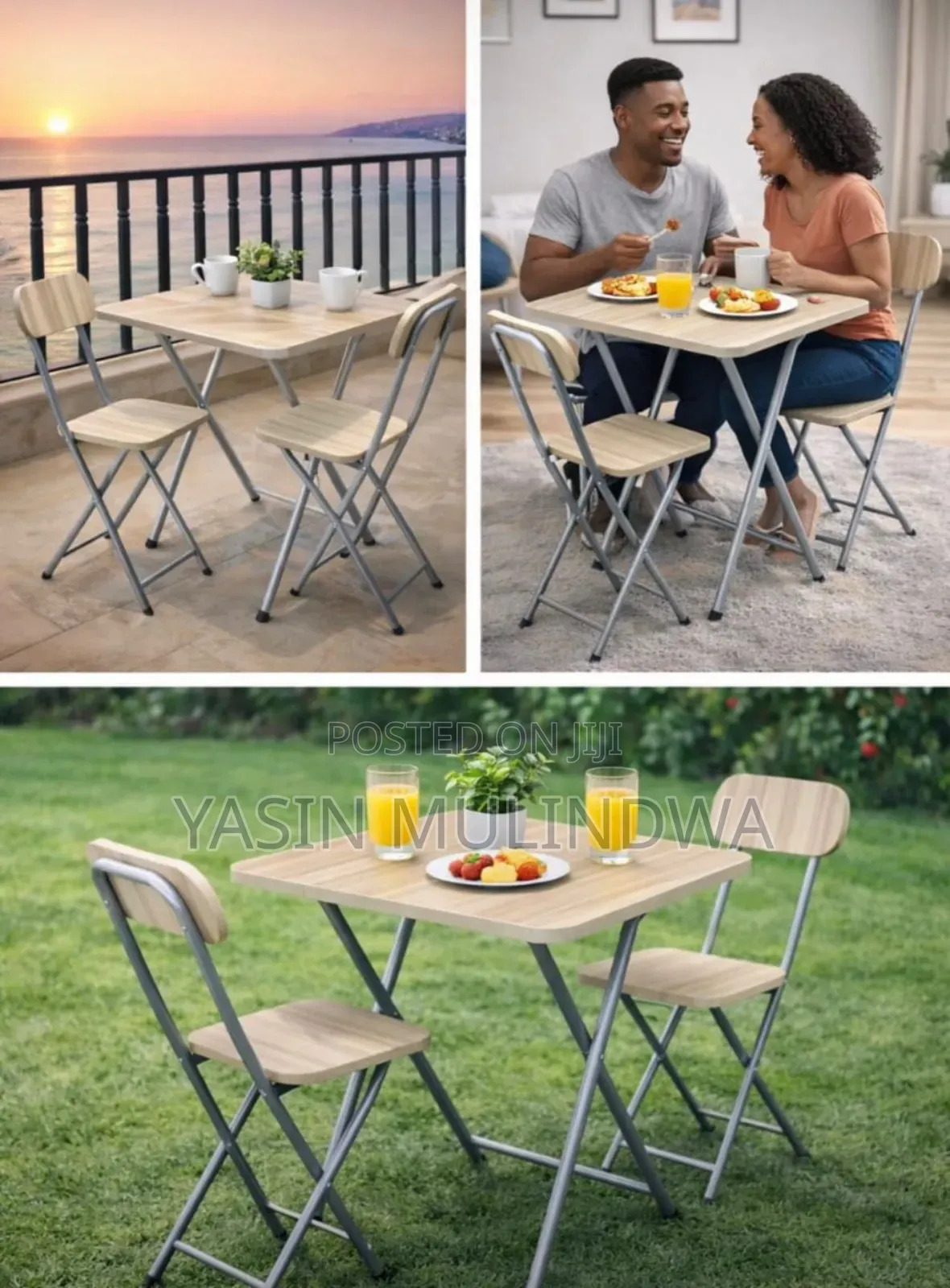 Foldable Table and Chairs.