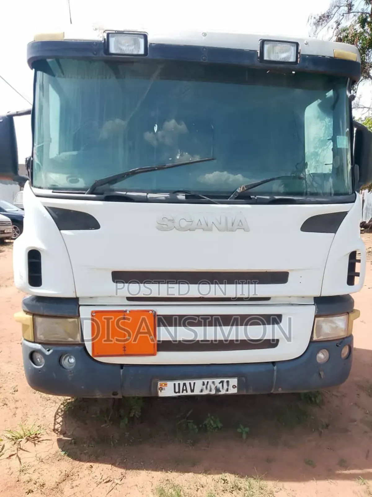 Scania P380 Semi Trailer With Flat Bed