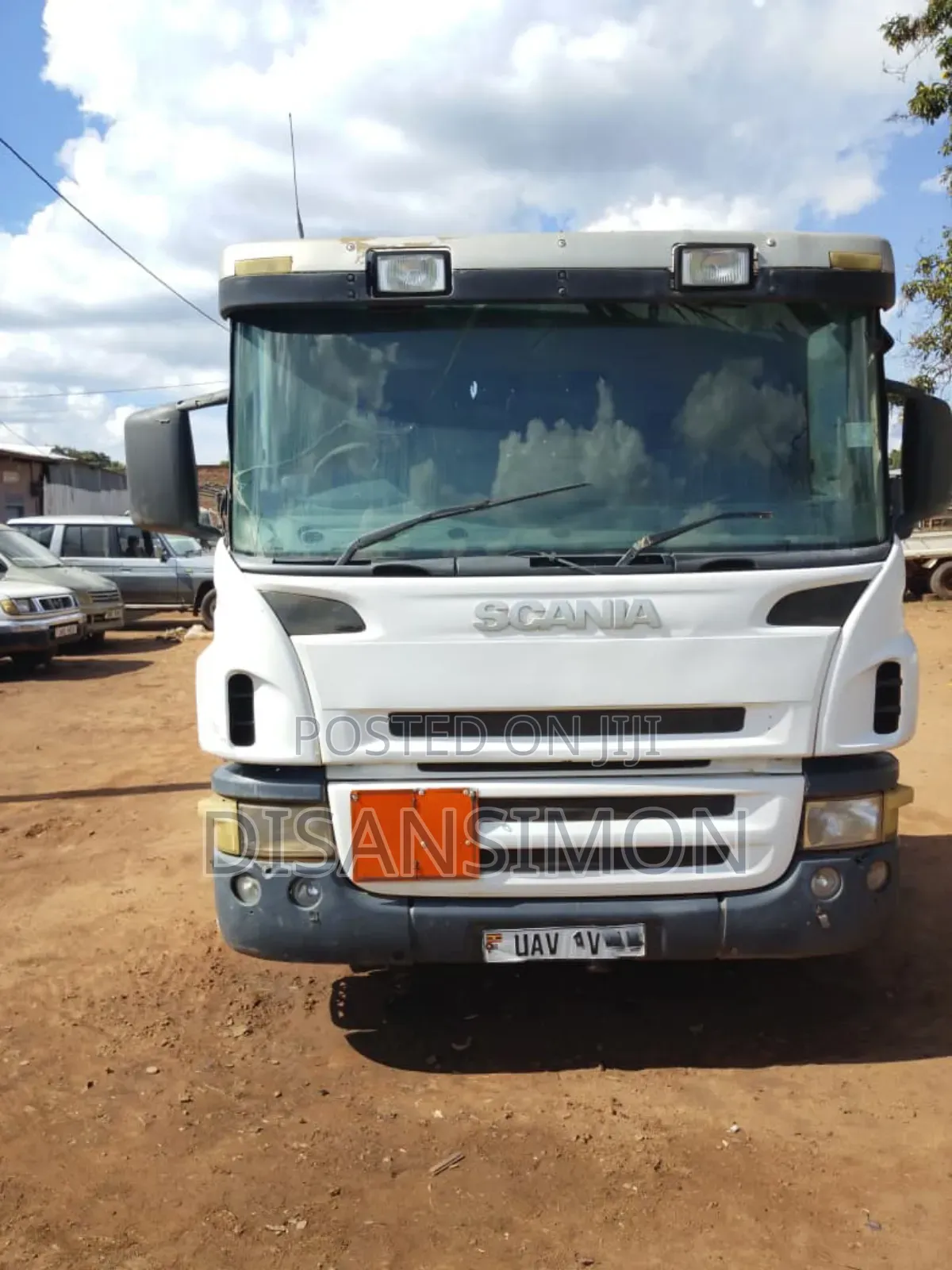 Scania P380 Semi Trailer With Flat Bed