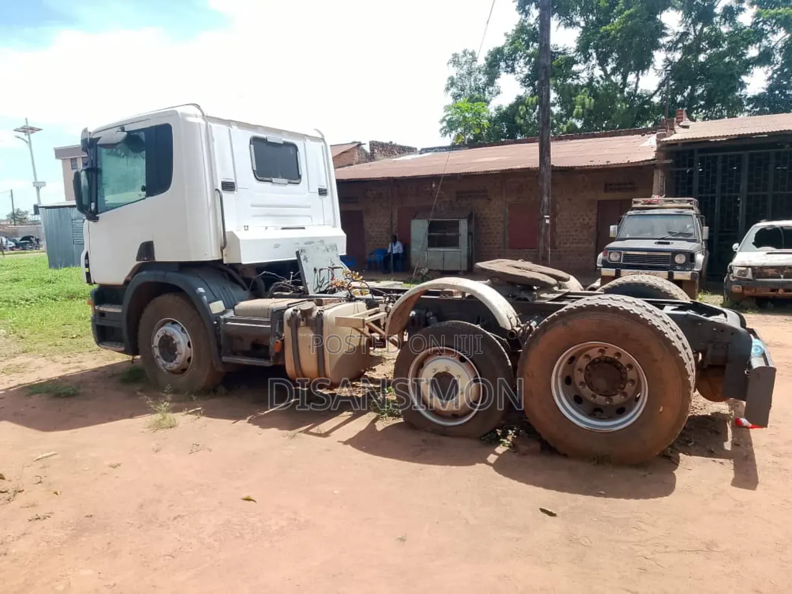 Scania P380 Semi Trailer With Flat Bed