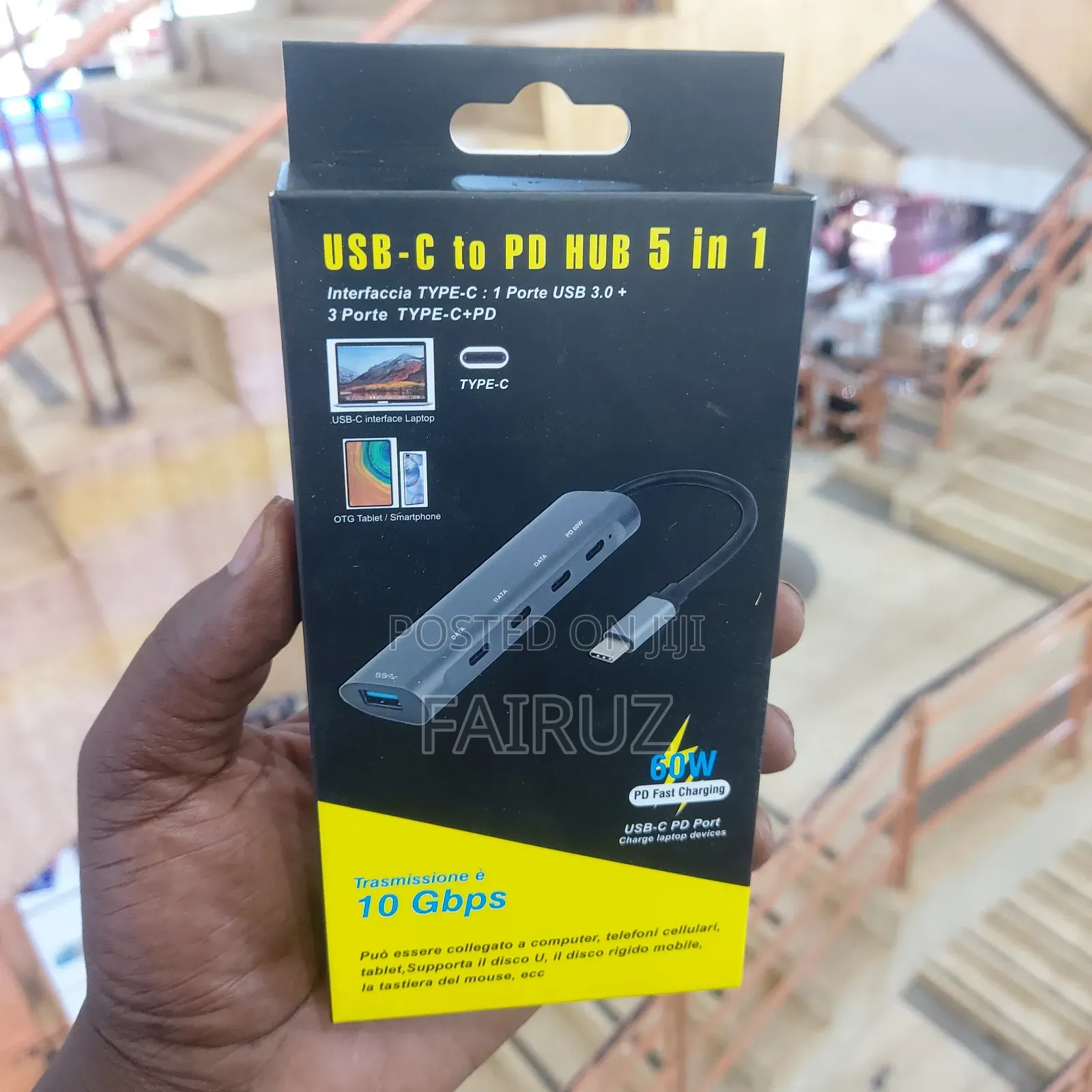 10 GPBS Usb-C to Pd Hub
