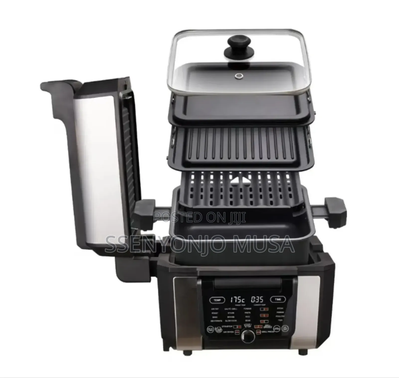 Hoffmans Grill Maxx/Air Fryer 6l 4in1 Multifunctional Cooker – 3000w G