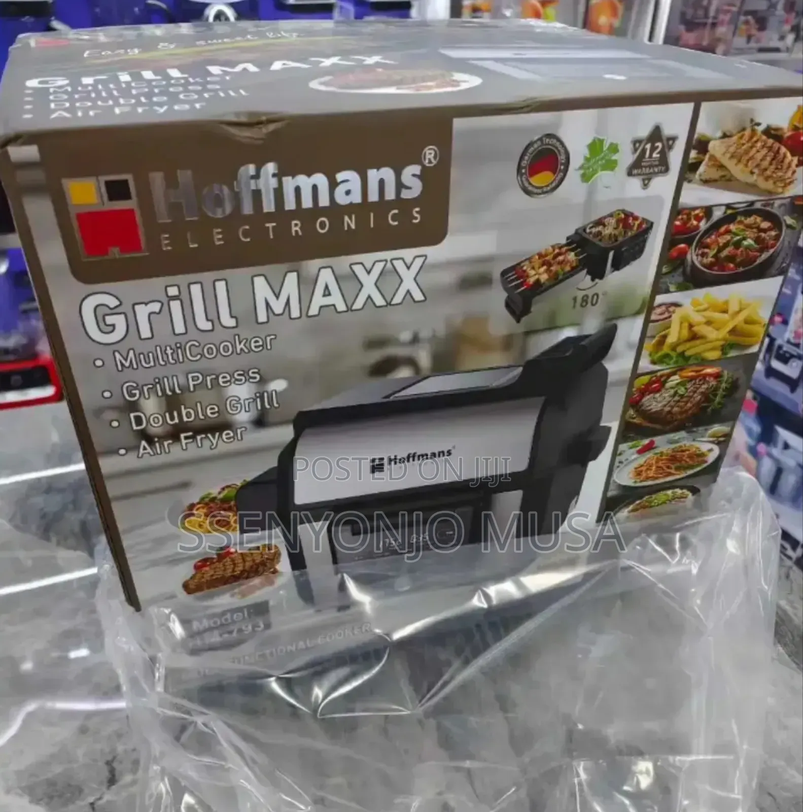 Hoffmans Grill Maxx/Air Fryer 6l 4in1 Multifunctional Cooker – 3000w G