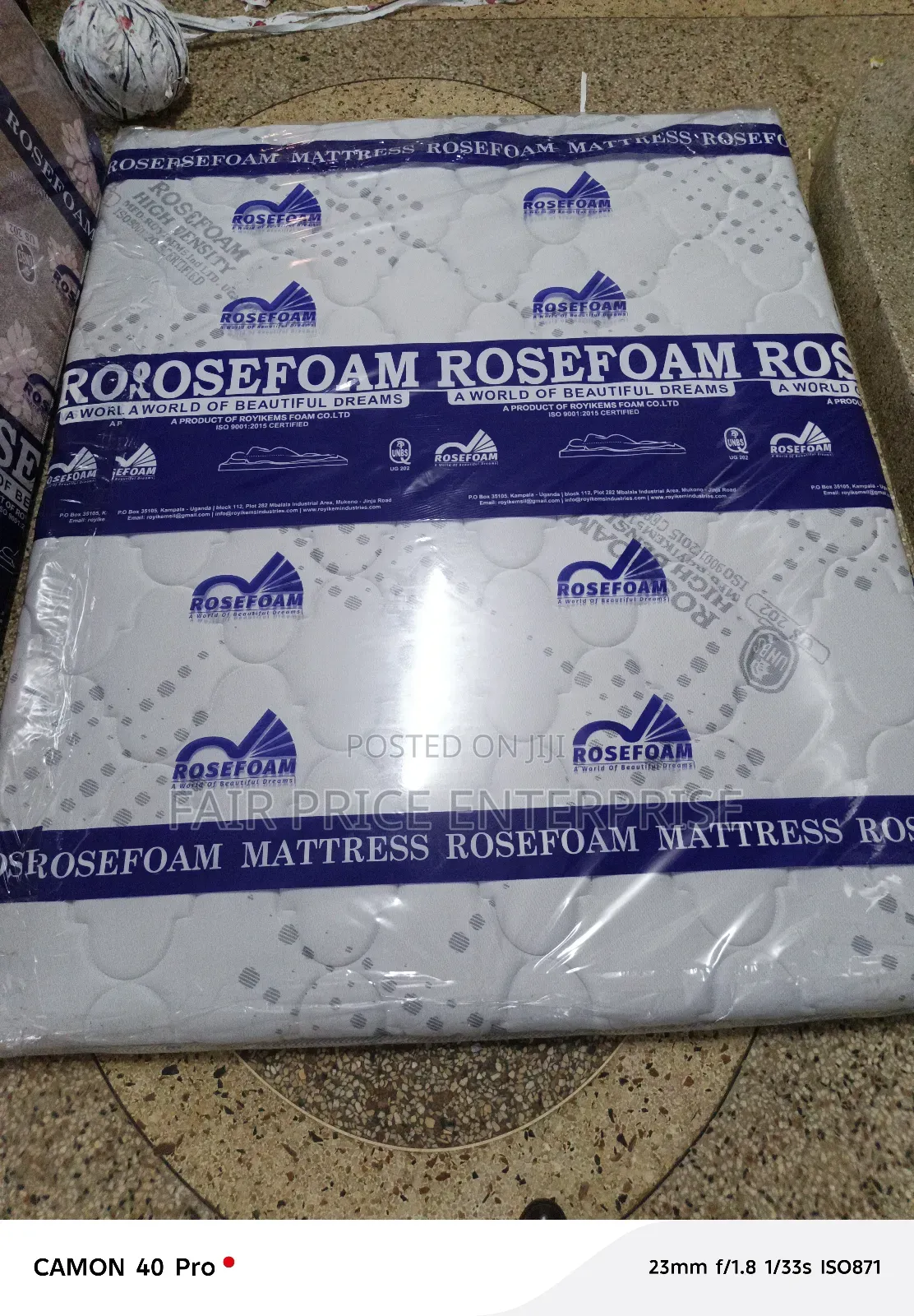 Topper Mattresses 5x6 in 2 Inche. Rosefoam High Density