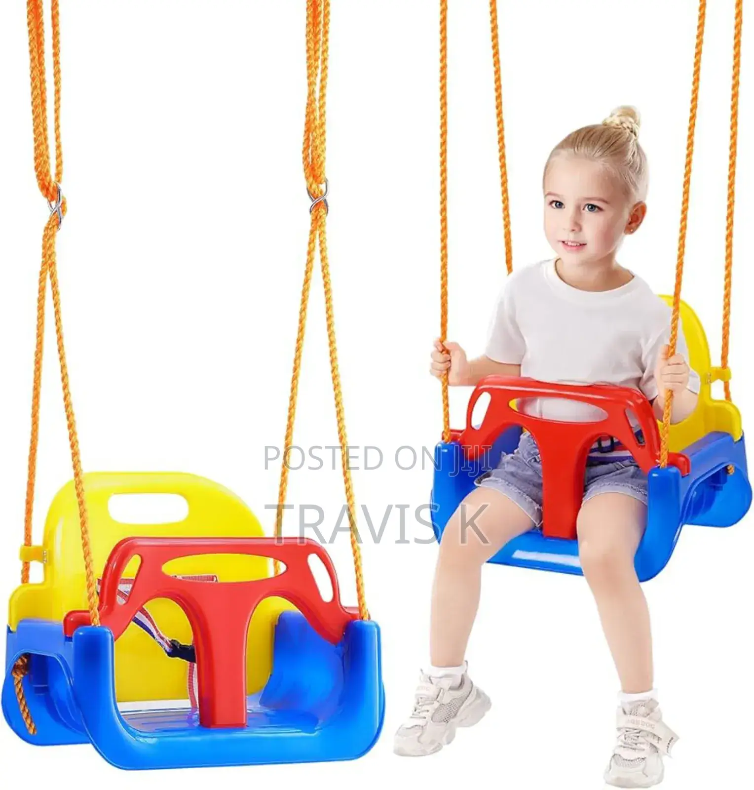 3-in-1 Toddler Swing Seat, 200 LBS Weight Capacity Baby Swing Seat