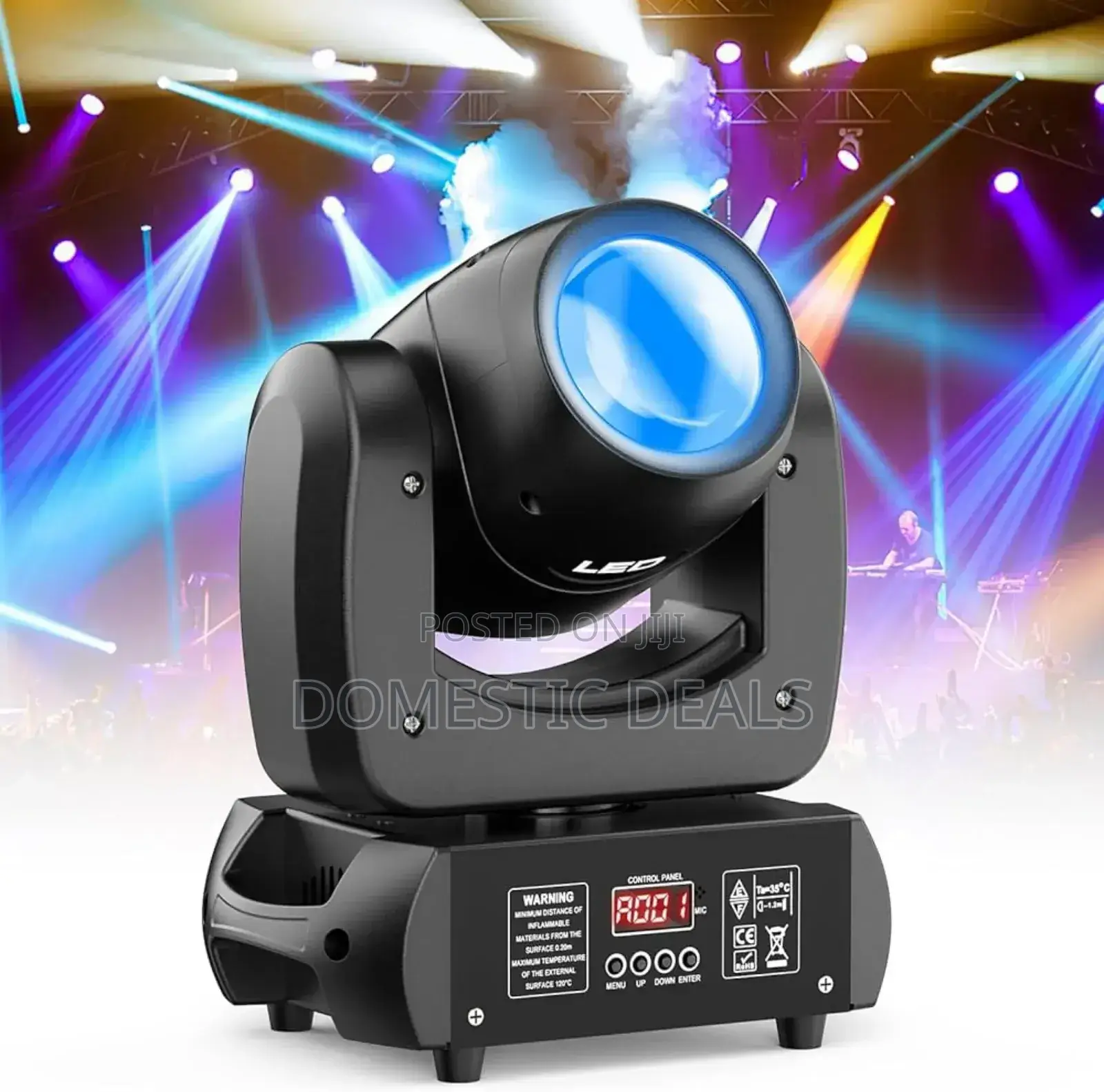 120w Moving Head Dj Lights,18-Facet Prism Stage Lighting