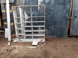 An Open Shoe Rack 5x6feet