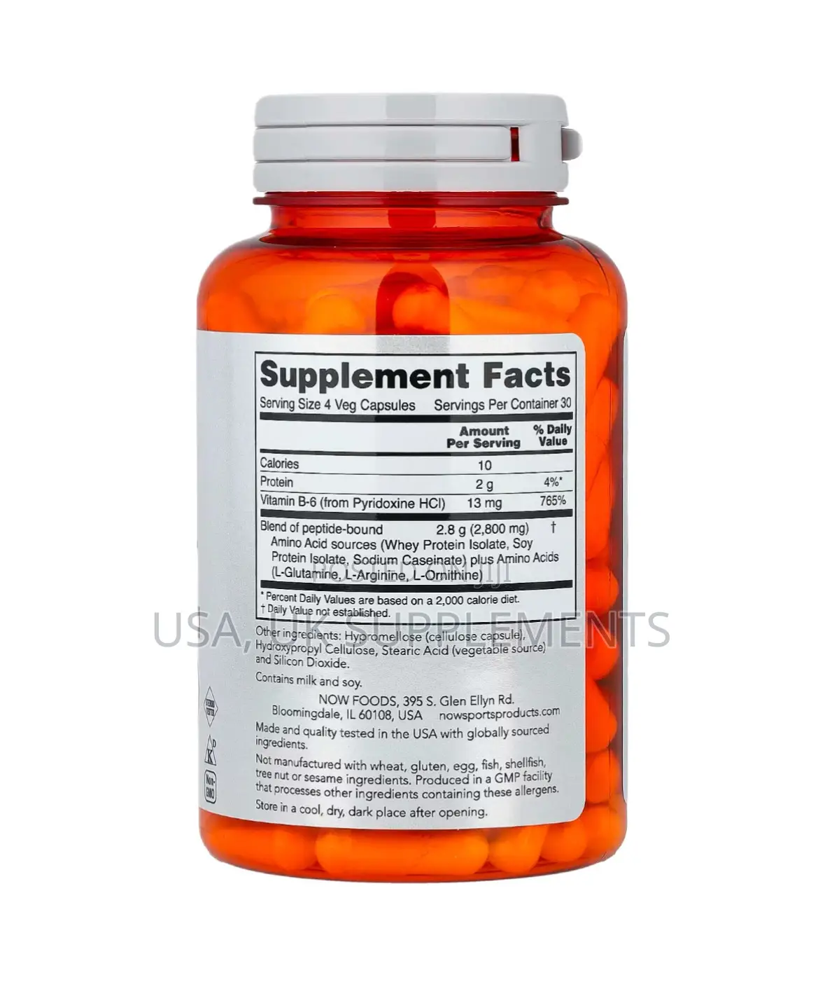 Amino Complete 120capsules L-Glutamine L Arginine L Ornithine