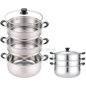3 Tier Multi Tier Layer Stainless Steel Steamer Pot